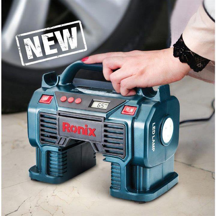 کمپرسور فندکی و برقی 3 کاره مدل RH-4261 رونیکس Ronix RH-4261 Cigar Lighter Air Compressor